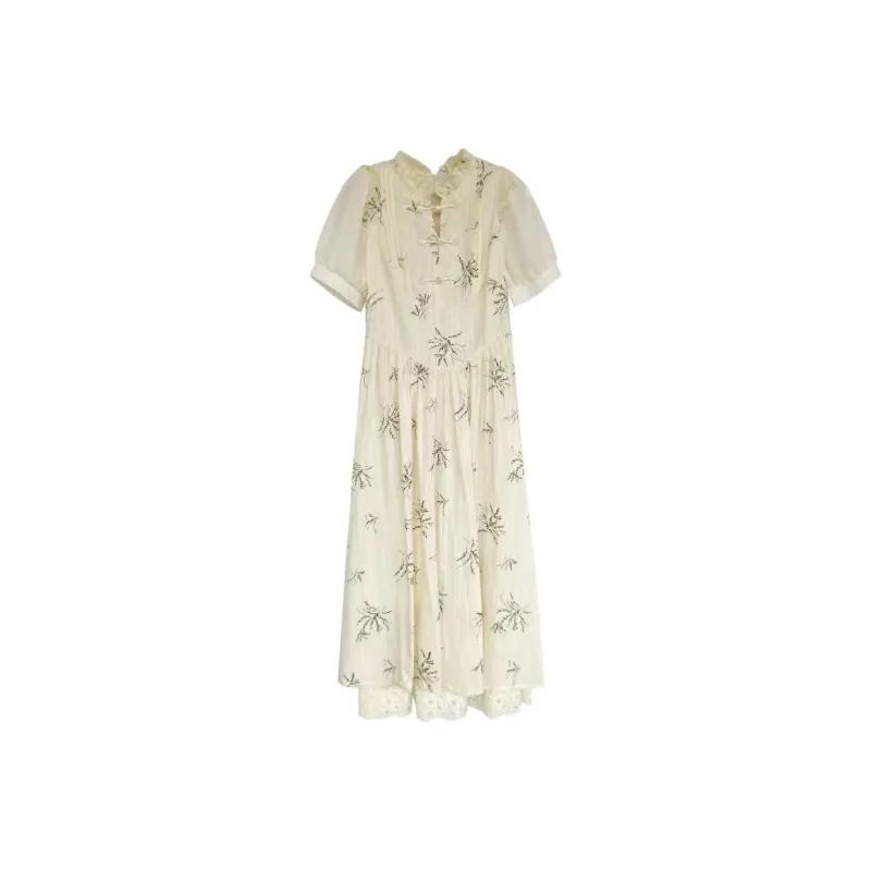 Zukizuki Short Sleeved Dress Women's-0