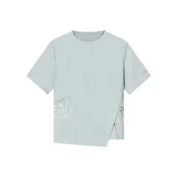 Anta Life Collection T Shirt Women's Refreshing Blue