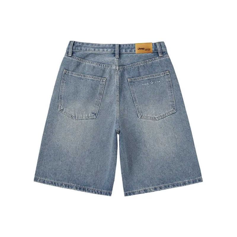 Jeep Denim Shorts Unisex Nostalgic Blue-1