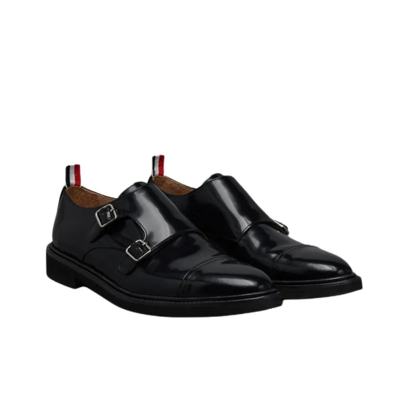 THOM BROWNE· Spazzolato Dress Shoes Men's Black-2