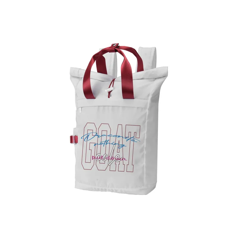 DRACONITE Polyester Backpack Unisex Red And White Two Tone-1