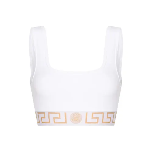 VERSACE Crop Tops Women's White