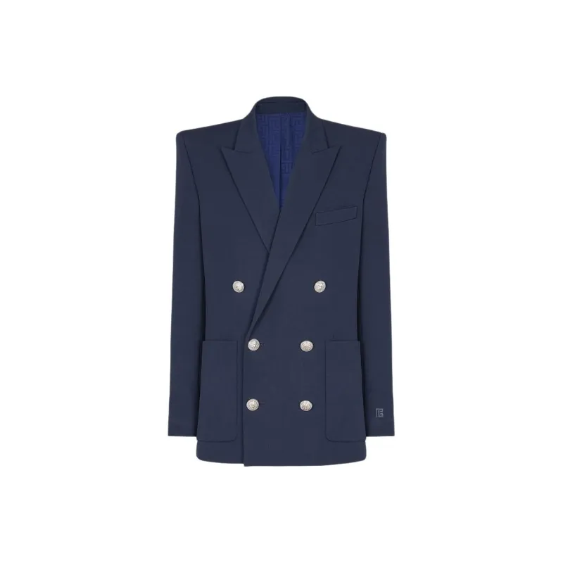 BALMAIN Grain De Poudre Blazer-0