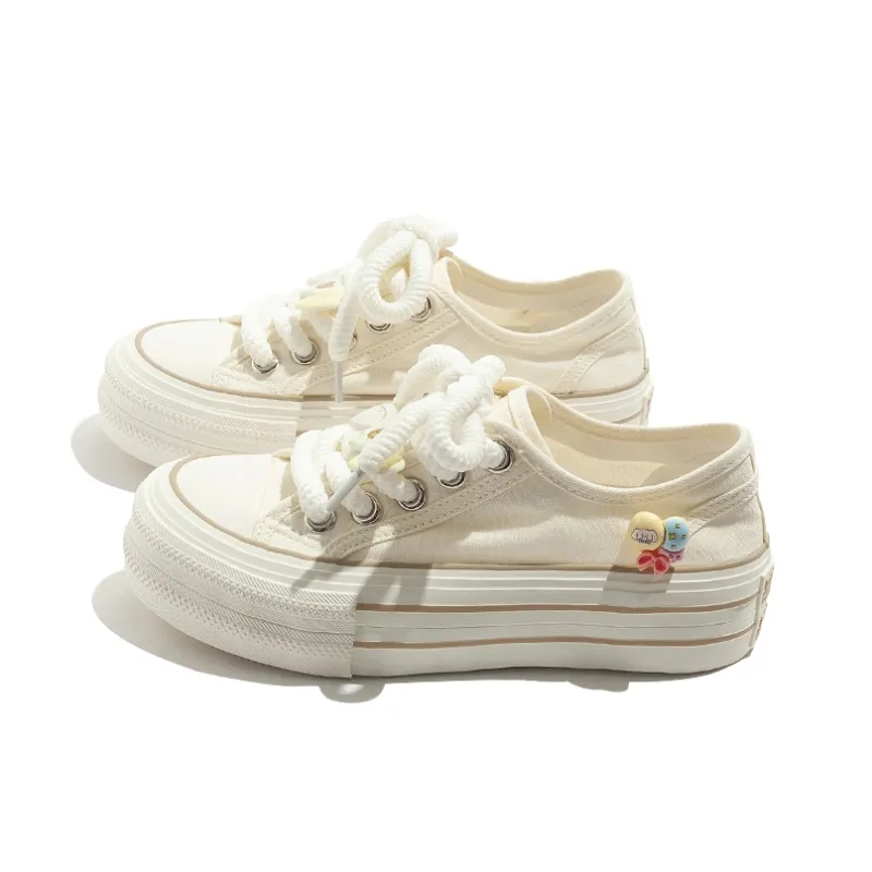 MEAKKEA Breathable Coverage Balance Low Top Canvas Shoes Women's-9