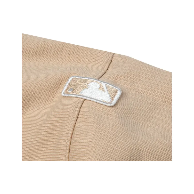 MLB Cleveland Indians Team Sweatshirt Unisex Light Beige-3