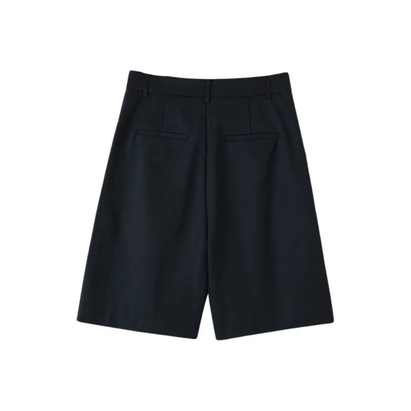 Late White Casual Shorts Women's-1