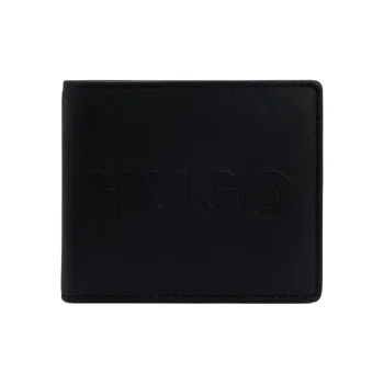 HUGO BOSS Sheepskin Wallet Men's Black
