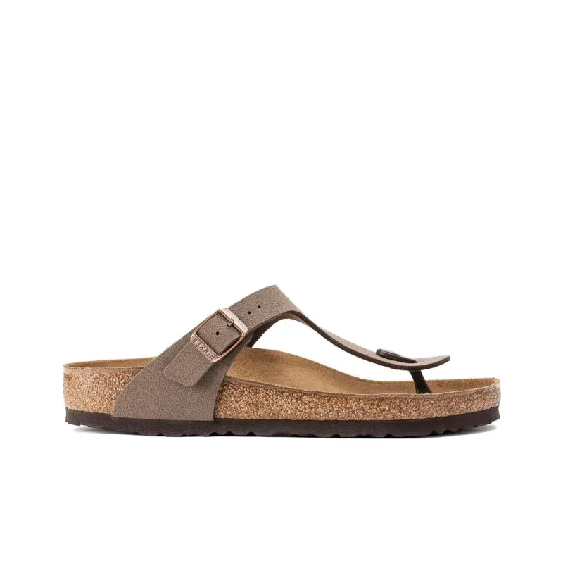 Birkenstock Gizeh Quiet Quick Dry Flip Flops Unisex Mocha Narrow-1