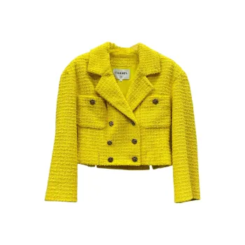 CHANEL 22S Spring Summer Premium Product Collection Jackets & Coats Women's Yellow