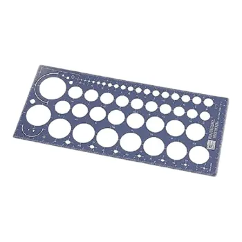 Hasegawa Cutting Template C Round Ruler Tool, Plastic Model Accessories