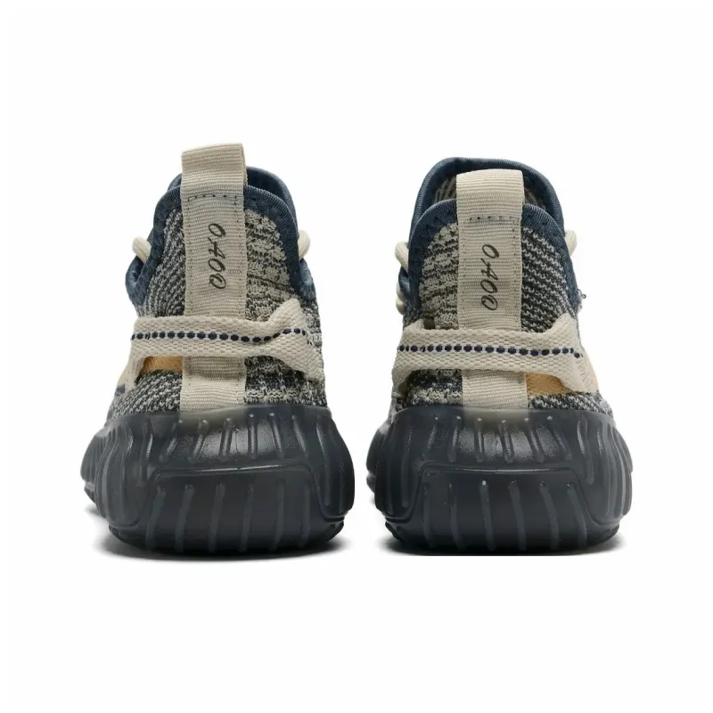 OAOQ Cushioning Height Increasing Abrasion Resistant Lightweight Slip Resistant Low Top Casual Shoes Unisex-38