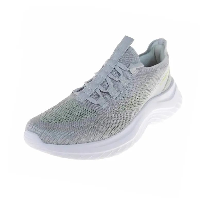 361° Breathable And Slip Resistant Low Top Casual Running Shoes Men's Gray White-2
