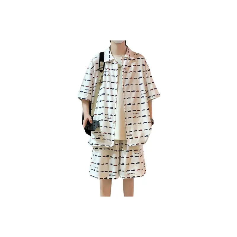 Fakeyoung Shirt Matching Set Unisex-4