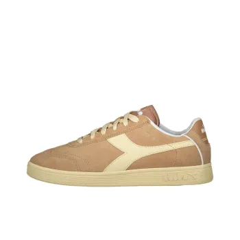 Diadora Anti Slip Wear Resistant Low Top Skateboard Shoes Men's Light Brown