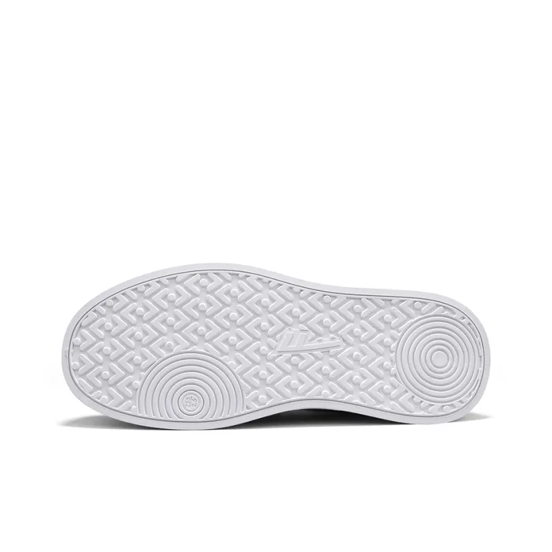 Warrior Abrasion Resistant Breathable Height Increasing Low Top Skateboard Shoes Men's Black White Gray-3