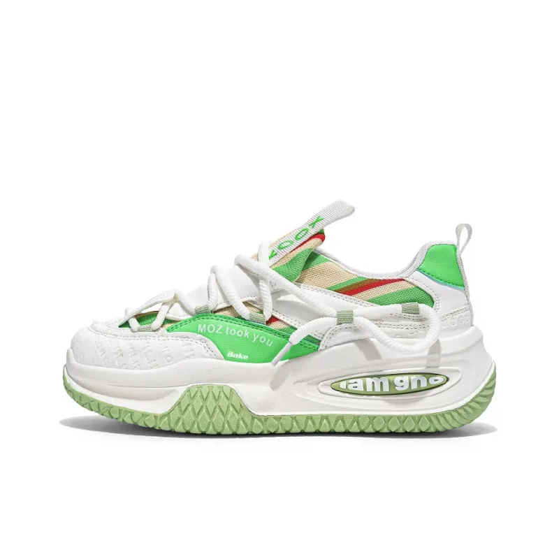 BAKE Anti Slip Wear Resistant Low Top Chunky Sneakers Men's-10