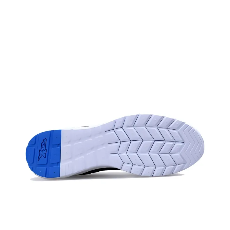 XTEP Shock Absorbers Slip Resistant, Abrasion Resistant, Lightweight Low Top Running Shoes Men's Blue-3