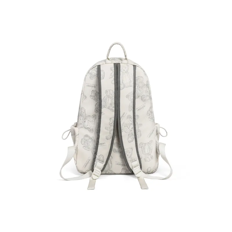 C°BANNER Fabric Backpack Tubas Women's Ecru/Purple-3