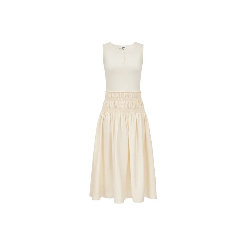 ONLY Sleeveless Dresses Women's A01 Antique White-0
