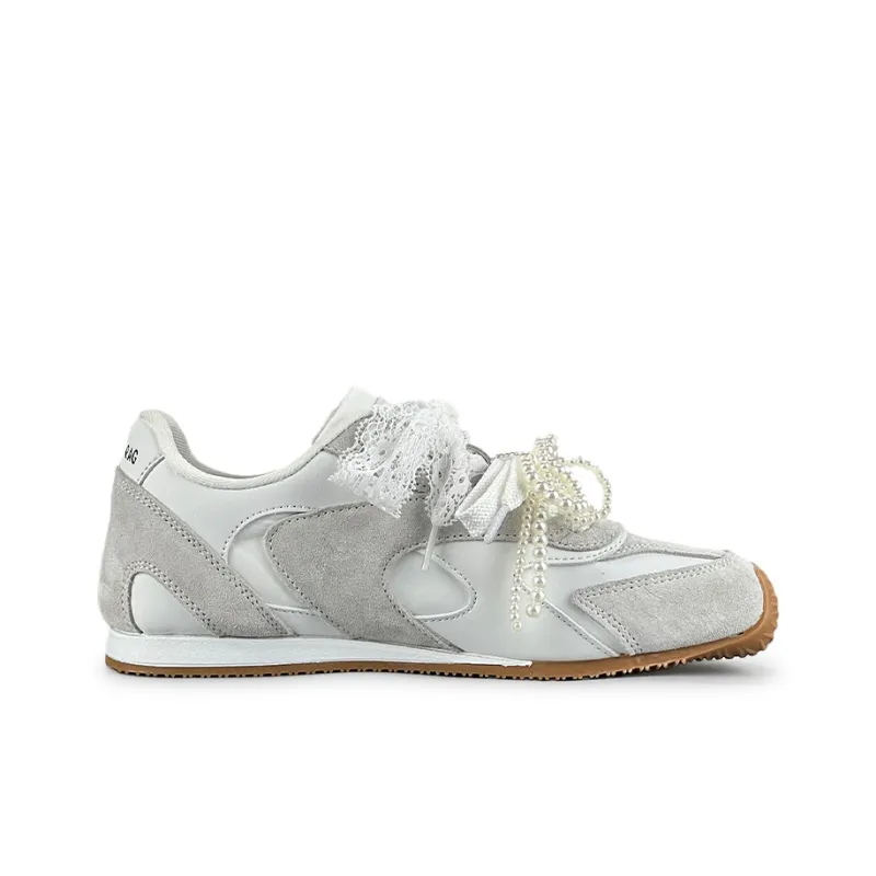LuzaoT SUPER DRAG Low Top Casual Shoes Women's White-1