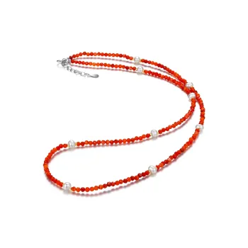 LAOMIAO South Red Agate Necklaces Women's