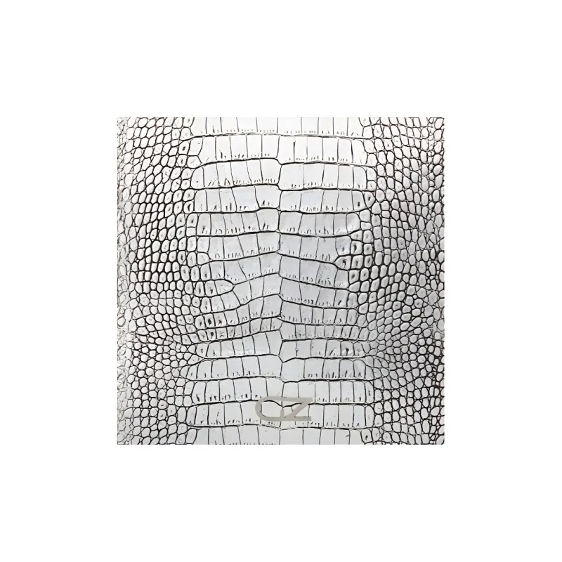 Giuseppe Zanotti/GZ Leather Clutch Men's Silver-3