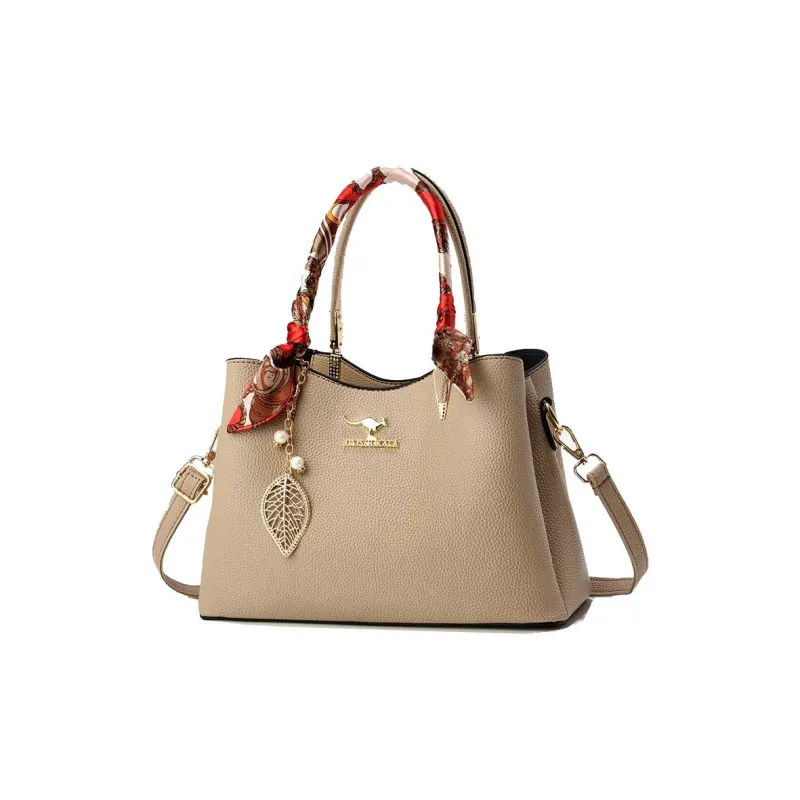 Dusen Kangaroo PU One Shoulder Handbag Women's Multicolor-8