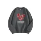 Medium Gray #JDP Pixel Heart Bear
