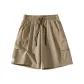 Khaki (M45 Ink Gray Smiley Face Pants Logo)