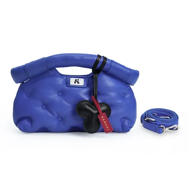 Karkki Lambskin Cloud Dumpling Bag One Shoulder Crossbody Handheld Handbag Trumpets Women's Royal Blue ROYAL BLUE-2