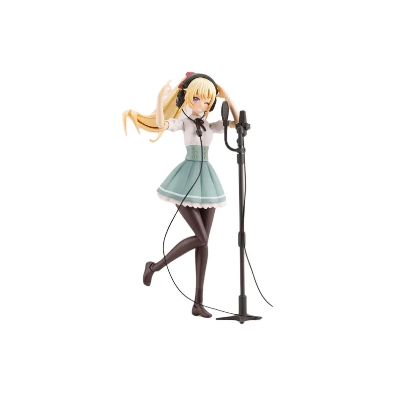 SHOUWU Sousai Shojo Teien, After School Club, Lizuka Karaoke Recording Clothing Sets 1/10 Model Accessories-3