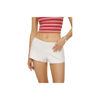 REFORMATION June Low Rise Linen Short Casual Shorts Women's