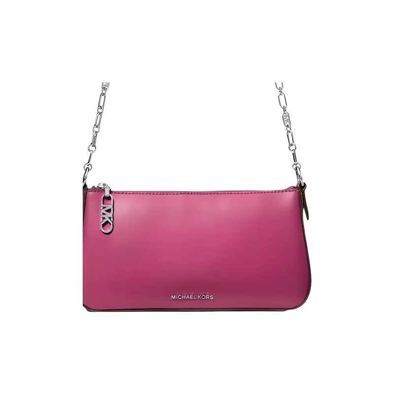 MICHAEL KORS Smooth Leather Handbag Shoulder Bag Women's Dark Purple Red-4