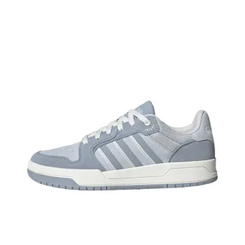 Adidas ENTRAP Anti Slip Wear Resistant Low Top Skateboard Shoes Unisex Silver Gray