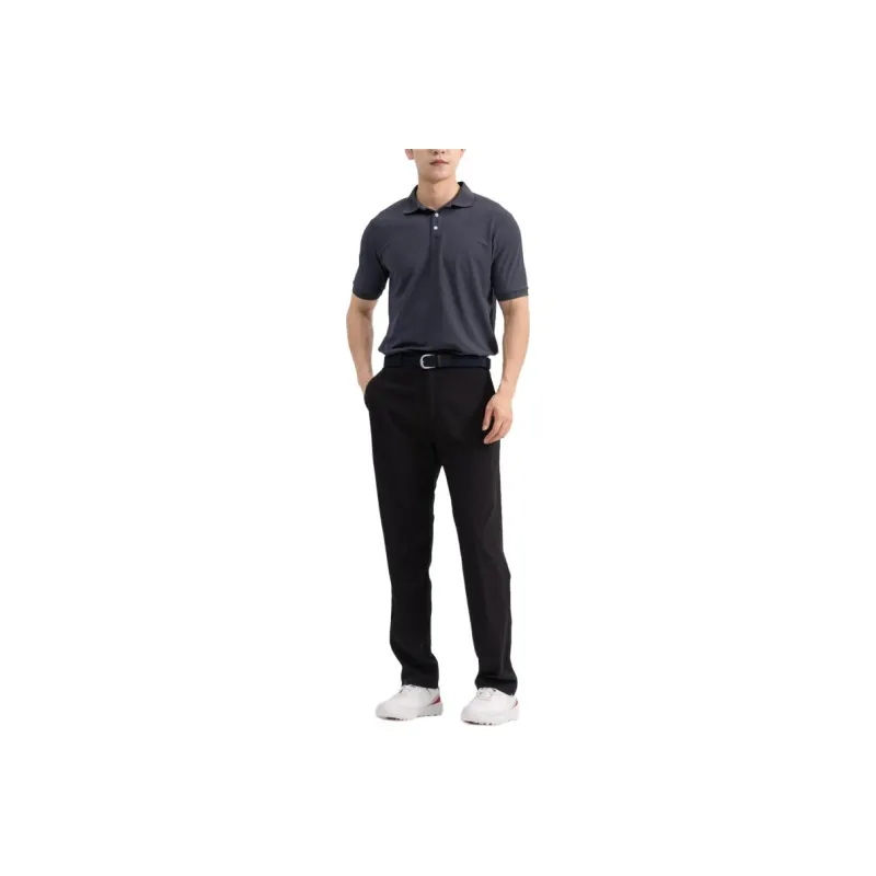 DECATHLON 500 Series Casual Pants Men's Smoky Black-0