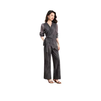 Mylan Summer Casual Suit Cinched Waist Women's