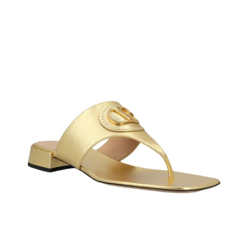 Valentino GARAVANI Flip Flops Women's Gold-2