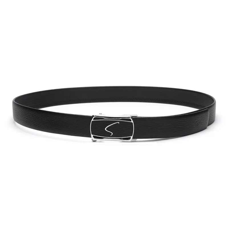 Satchi Cow Leather Belts Men's Black 3.4cm-3