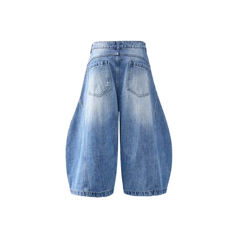 SOIE Denim Shorts Unisex-1