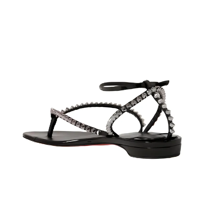 CL One Strap Sandals Women's Black-3