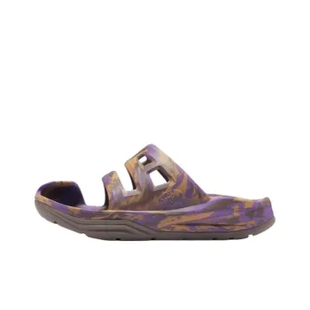 THE NORTH FACE Reactive Slide Abrasion Resistant Cushioning Slide Slippers Unisex Brown Purple