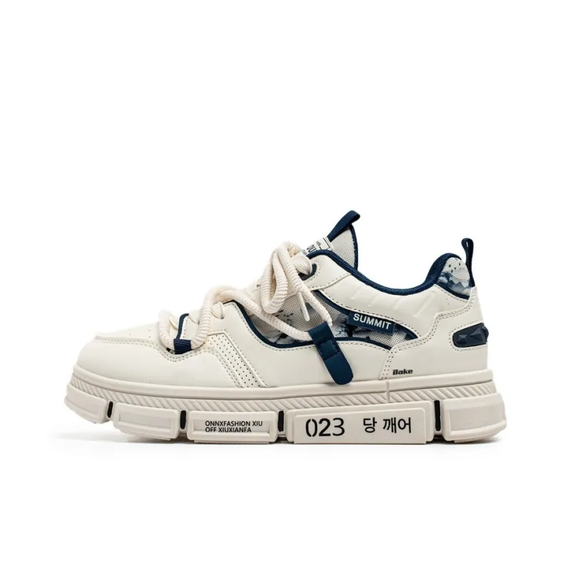 BAKE Anti Slip Wear Resistant Low Top Skateboard Shoes Men's-0