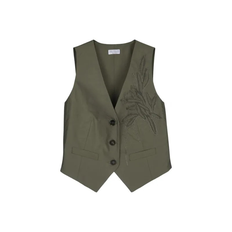Brunello Cucinelli Embroidered Gilet-0