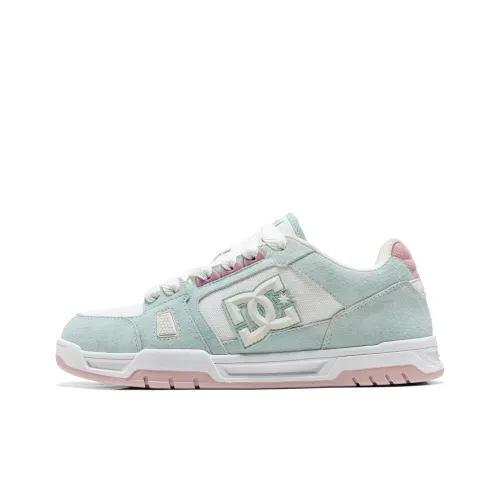 DC Shoes Height Increasing Low Top Skateboard Shoes Women's Mint Mambo