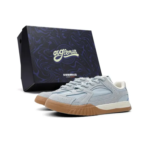 OUGLEMEN Coverage Slip Resistant And Abrasion Resistant Low Top Skateboard Shoes Men's Box