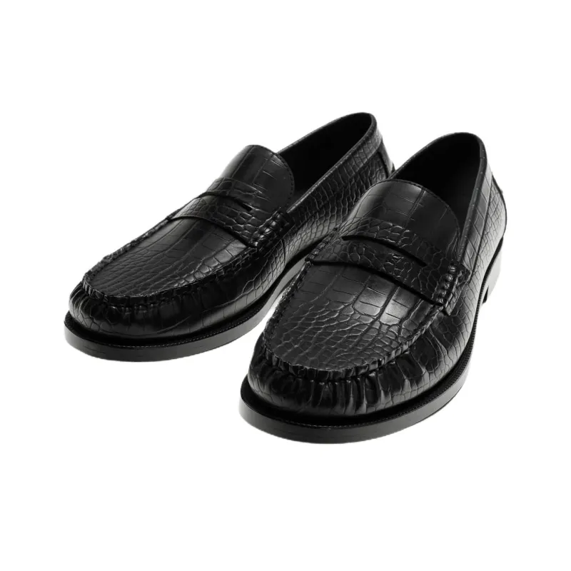 ZARA Loafers Men Black-2