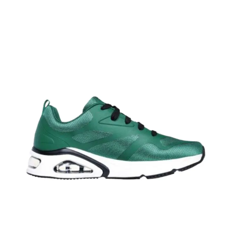 Skechers Tres Air Uno Low Top Casual Shoes Men's Green-1