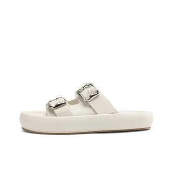 Rosa Bianca PU Polyurethane Rubber Sole Abrasion Resistant Slide Slippers Women's