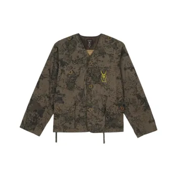 South2 West8 X Brain Dead Jackets Unisex Gray Camouflage