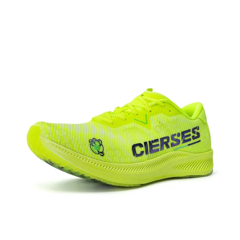 CIERSES Low Top Running Shoes Unisex Fluorescent Lime Green-1